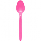 Karat - Teaspoon, Heavy Weight Pink PS Plastic
