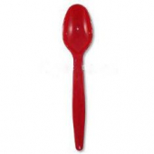 Karat - Teaspoon, Heavy Weight Red PS Plastic