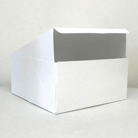 Cake/Bakery Box, 10x10x5 Automatic Style White