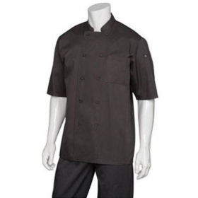 Chef Works - Montreal Cool Vent Chef Coat, Large Black