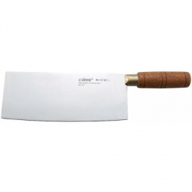 Winco - Chinese Cleaver, 8x3.5&quot; Blade and Wooden Handle