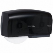 Kimberly-Clark - Coreless Twin Bathroom Tissue Dispenser, Smoke Color, 20x11x6