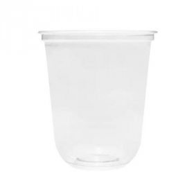 Karat - Cold Cup, 16 oz PET Clear Plastic U-Shape, 1000 count