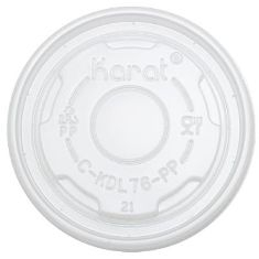 Karat - Flat Lid, Fits 4 oz Food Container, PP Plastic