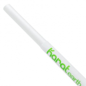 Karat Earth - Wrapped Paper Straw, 10.25&quot; Giant White