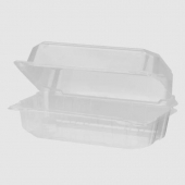 Karat Earth - Food Container with Hinged Lid, 9x5 PLA, 250 count
