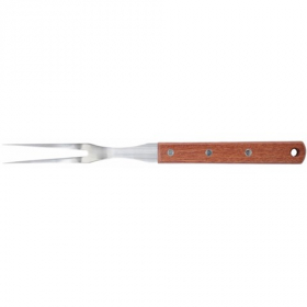 Winco - Pot Fork with Wooden Handle, 12.625&quot; Overall Length, each