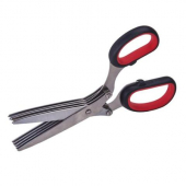 Winco - Herb Shears, 5-Layer Stainless Steel Blades