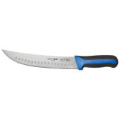 Winco - Sof-Tek Cimeter Knife, 10&quot; Hollow Ground Blade with Soft Grip Handle