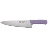 Winco - Chef&#039;s Knife, 10&quot; German Steel with Purple Handle, Allergen-Free