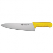 Winco - St&auml;l Chef&#039;s Knife, 10&quot; German Steel with Yellow Handle