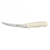 Winco - St&auml;l Boning Knife, 6&quot; Flexible German Steel with White Handle