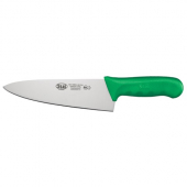 Winco - St&auml;l Chef&#039;s Knife, 8&quot; German Steel with Green Handle