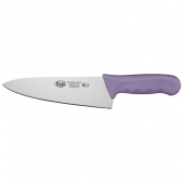 Winco - St&auml;l Chef&#039;s Knife, 8&quot; German Steel with Purple Handle