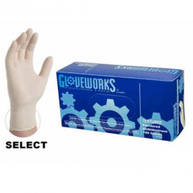 Latex Gloves, Lightly Powdered, Large