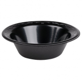 Genpak - Bowl, Laminated, Black, 12 oz