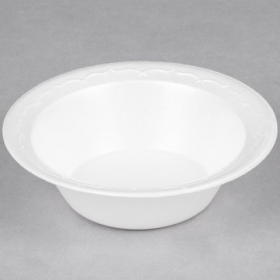 Genpak - Bowl, Laminated, White, 12 oz