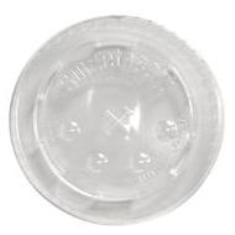 Solo - Lid, Clear Poly Cold Drink Lid with Straw Slot, Fits 44 oz