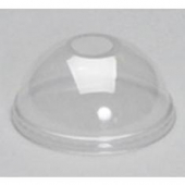 Genpak - Lid, Clear Plastic Dome Lid with 1&quot; Hole, Fits 16, 20 and 24 oz Cup