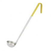 Winco - Ladle, 1 oz Stainless Steel with Yellow Handle, 1-Piece