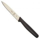 Barfly - Bar Knife, 4&quot; Pointed Tip with Plain Edge, Stainless Steel Blade and Black PP Handle, each