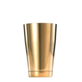 Barfly - Shaker/Tin, 18 oz Gold Plated Stainless Steel, each