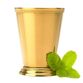 Barfly - Julep Cup, 12 oz Gold Plated Stainless Steel, each