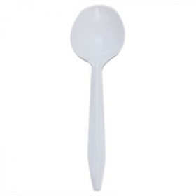 Karat - Soup Spoon, Medium Weight White PP Plastic