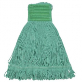 Mop Head, Green Large 4-Ply Super Loop Cotton/Synthetic Yarn, each