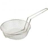 Winco - Culinary Basket, 10&quot; Medium Mesh, Nickel Plated