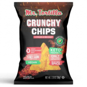 Mr. Tortilla - 3 Chiles &amp; Sea Salt Crunchy Chips, Keto Friendly, 12/2 oz