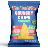 Mr. Tortilla - Multigrain &amp; Sea Salt Tortilla Crunchy Chips, Keto Friendly, 12/2 oz