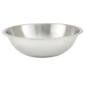 Winco - Mixing Bowl, 4 Quart Shallow Heavy Duty Stainless Steel