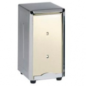 Napkin Dispenser, Stainless Steel, 3.875x 4.75x7.375
