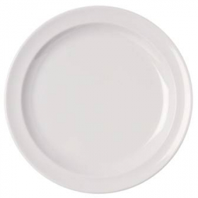 Dinner Plate, 8&quot; Melamine White