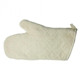 Winco - Oven Mitt, 13&quot; Terry with Silicone Lining, Heat-Resistant up to 600 degrees F