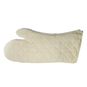 Winco - Oven Mitt, 17&quot; Terry with Silicone Lining, Heat-Resistant up to 600 degrees F