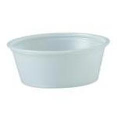 Solo - Souffle Portion Cup, 1.5 oz Translucent Plastic, 10/250 count