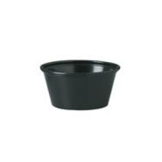 Solo - Souffle Portion Cup, 1.5 oz Black Plastic