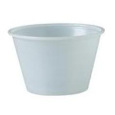 Solo - Souffle Portion Cup, 4 oz Translucent Plastic