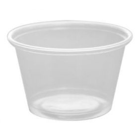 Karat - Portion Cup, 4 oz Clear PP Plastic