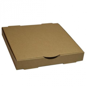 Pizza Box, 8&quot; Plain Kraft/Kraft, Corrugated
