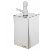 San Jamar - Gourmet Counter Condiment Dispenser Pump for 1 Gallon Jar, 17.25x7x7.125 Stainless Steel