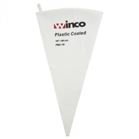 Winco - Piping/Pastry Bags, 18&quot; Cotton with Plastic Coating, Reusable