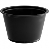 Portion Cup, 4 oz Black, 2500 count
