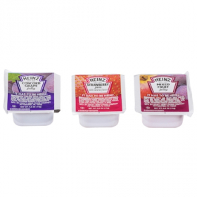 Heinz - Assorted Jelly Flavors (#5) Portion Pac (Grape, Strawberry, Mixed Fruit), 200/.5 oz