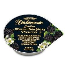 Dickinson&#039;s - Seedless Blackberry Preserves (in Aluminum Container), .5 oz