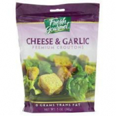 Fresh Gourmet - Cheese &amp; Garlic Crouton Cube, Seasoned, 250/.25 oz