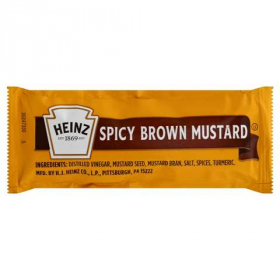 Heinz - Spicy Brown Mustard, 200/9 gram