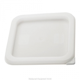 Winco - Food Storage Container Cover, White Plastic Square, Fits 12/18/22 qt Containers